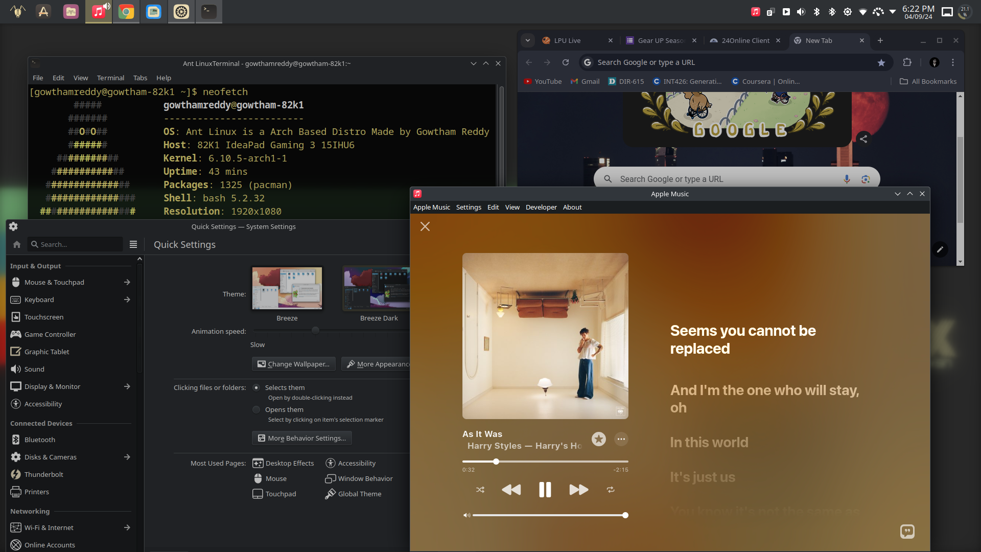 AntLinux screenshot 1